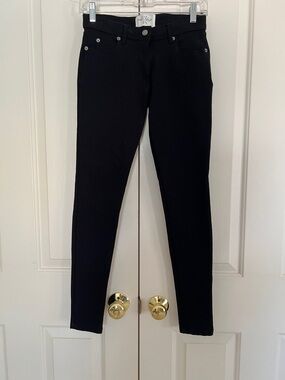 Zara Black High-Rise Skinny Jeans
